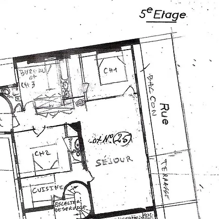Appart Batignolles/terrasse Apartament Paryż