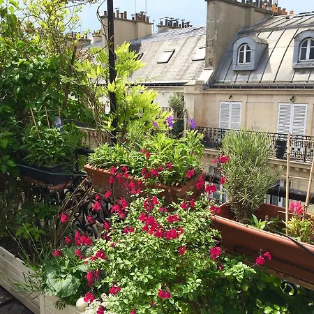Appart Batignolles/terrasse Paryż